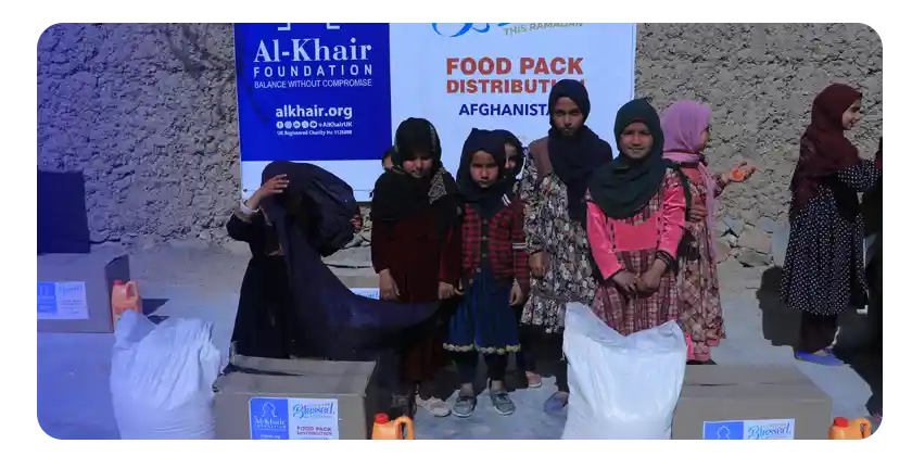 Food Parcels Support Vulnerable Families in Afghanistan During Ramadan