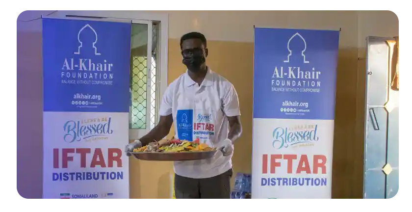 Ramadan Iftar Tables Bring Fasting People Together in Somaliland with Support from Al-Khair Foundation